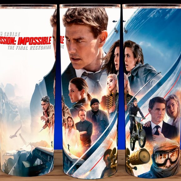 Mission Impossible Final Reckoning Movie Cup Mug Tumbler 20oz - Picture 1 of 3